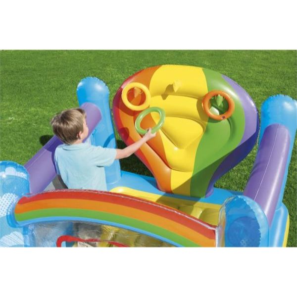 Bestway Inflatable Jumping Balloon Bouncer Gym For Kids 5ft 9in x 5ft 8in x 4ft 6in