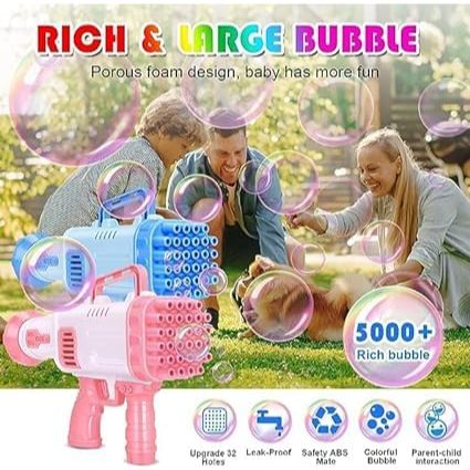 Rocket Launcher Soap Bubble Machine Gun | Bubble Spray Gun