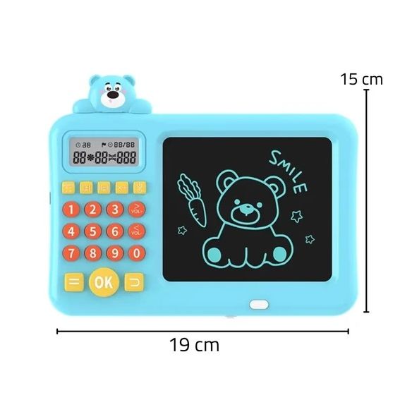 Cute 2-in-1 Calculator & Writing Tablet For Kids | Educational Toys