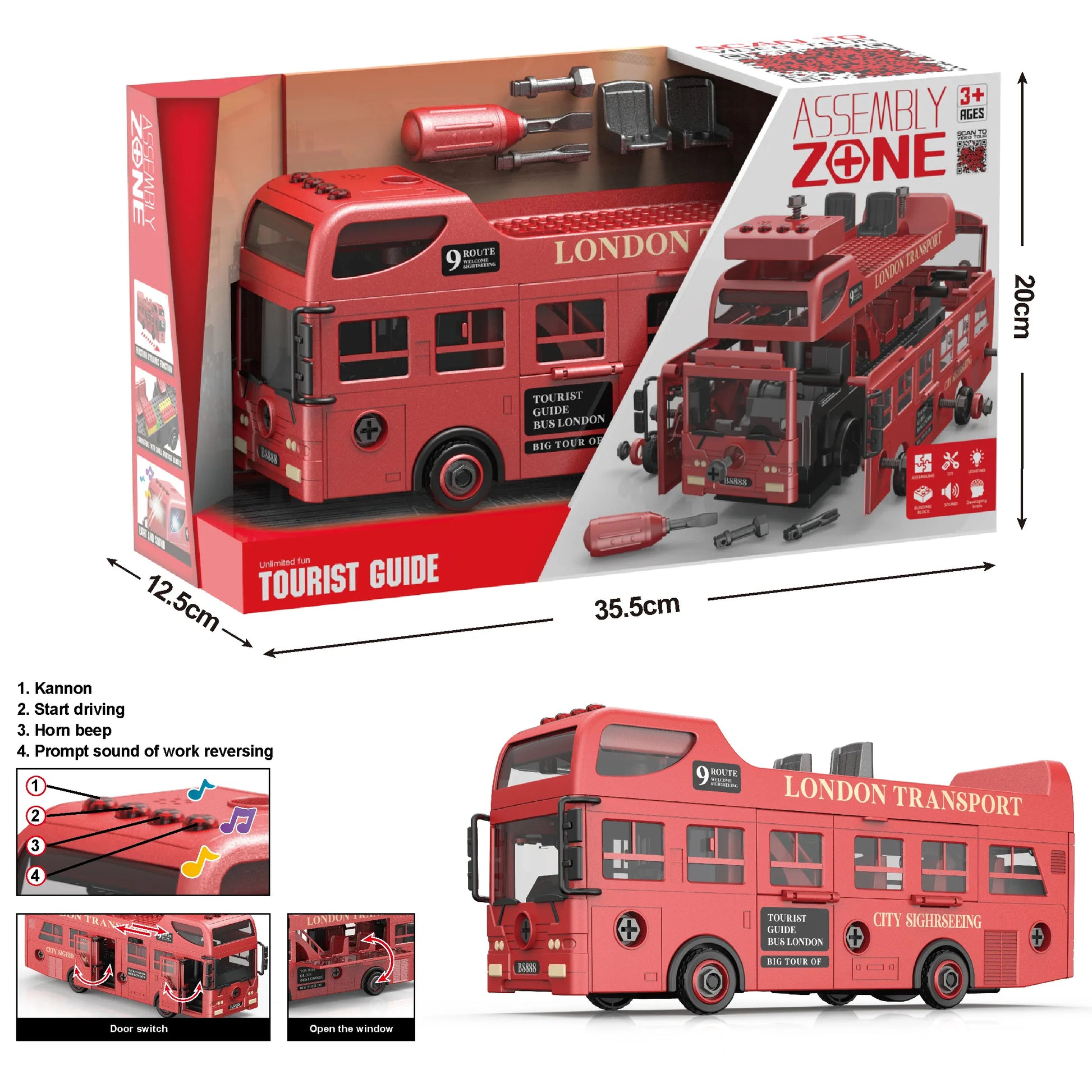 Assembly Zone London Transport Tourist Guide | Transport Guide For Kids
