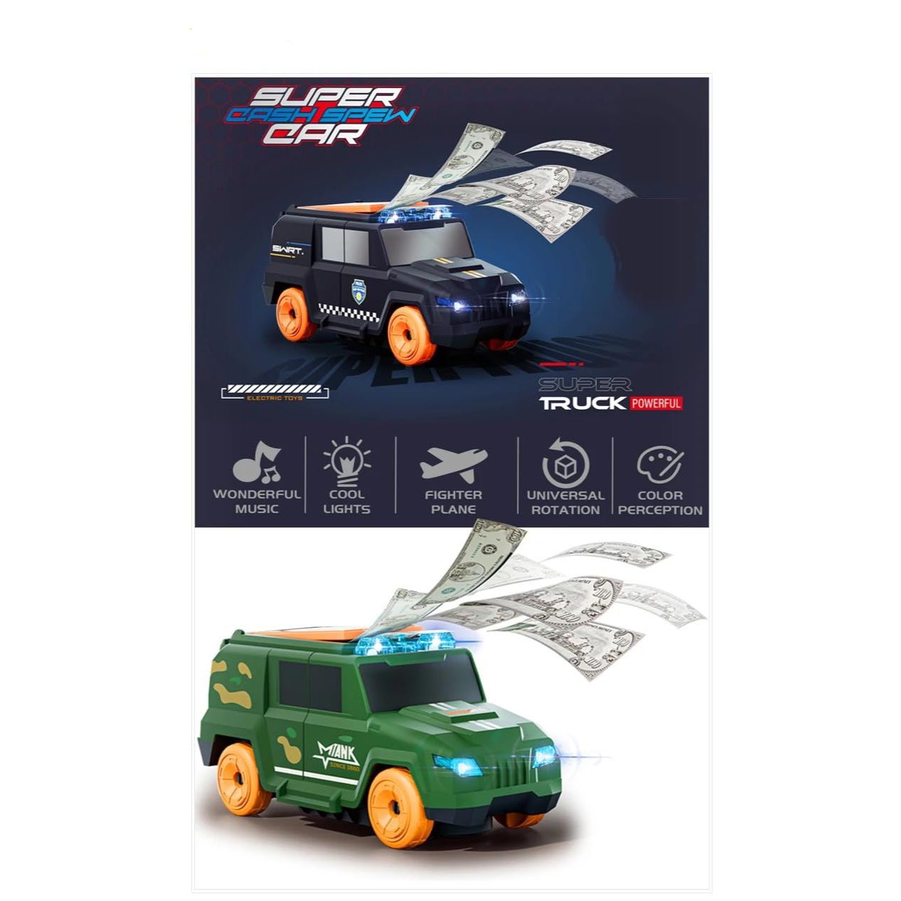 Super Cash Spew Car | Super Truck Electric Toy For Kids