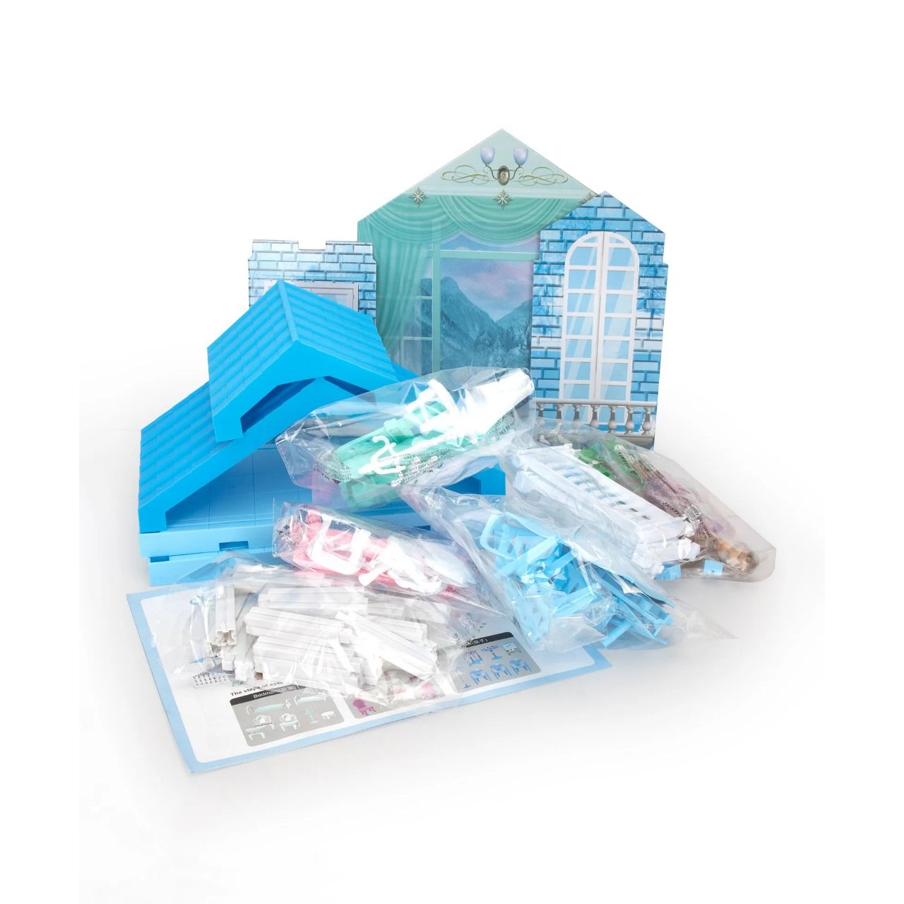 Frozen Themed Doll House Play Set For Girls