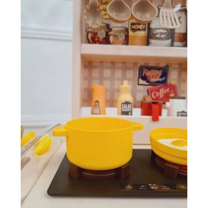 Spray Kitchen Set | 55 Pcs Kitchen Toy Set With Accessories & Sound Features