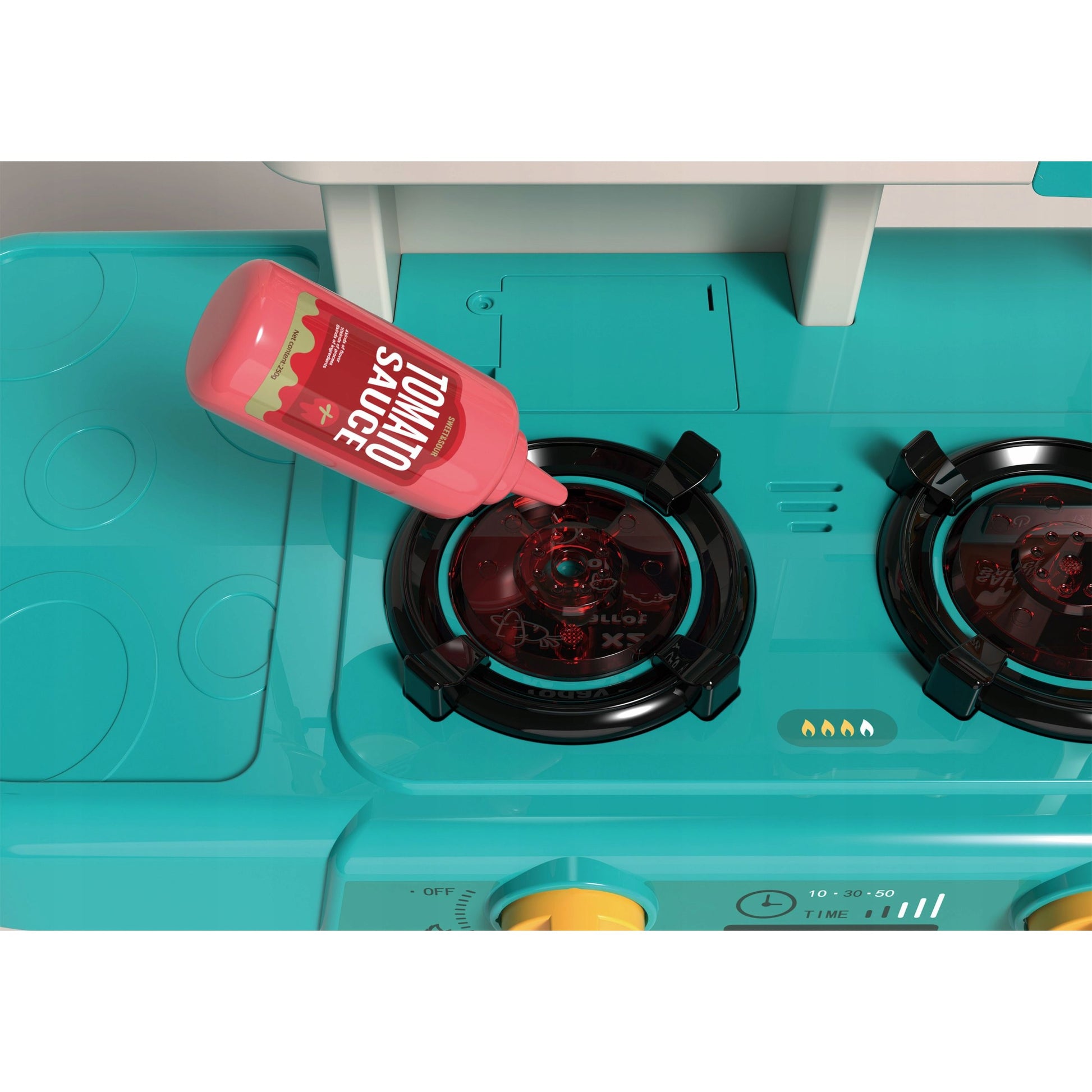 Realistic Toy Kitchen Set For Kids | Detailed 53 Pcs Spray Kitchen Set With Water & Sound