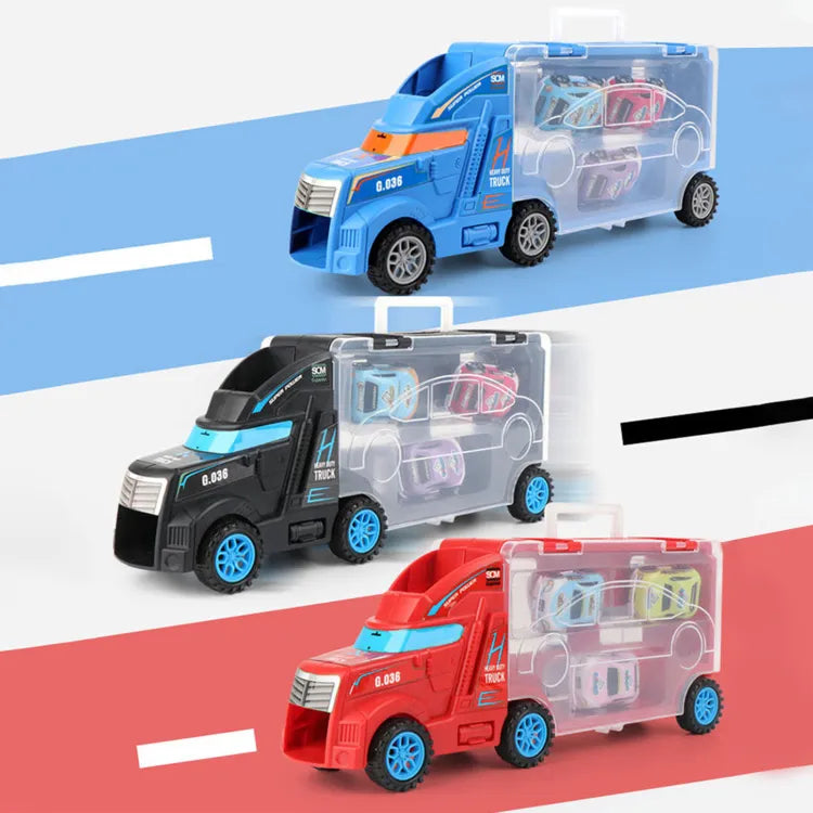 Hot Wheel Heavy Truck Tack Trailer Combination Die Cast | Truck Toy For Kids