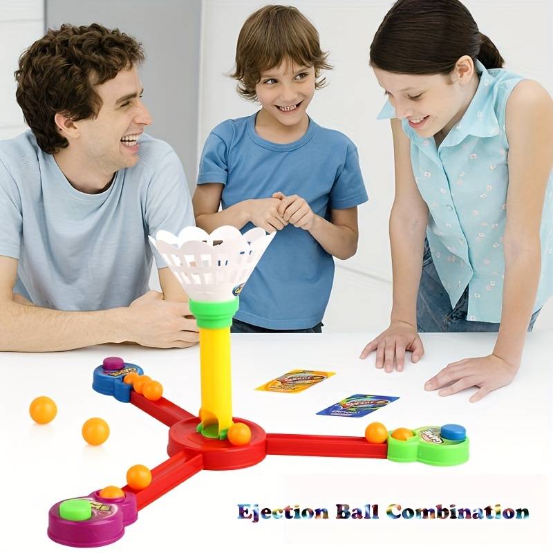 Ball Shoot Family 3 Players Game | Small Basketball Toy For Kids