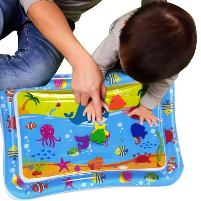 Tropical Fish Inflatable PVC Baby Water Play Mat | Water Mat Toy Kids