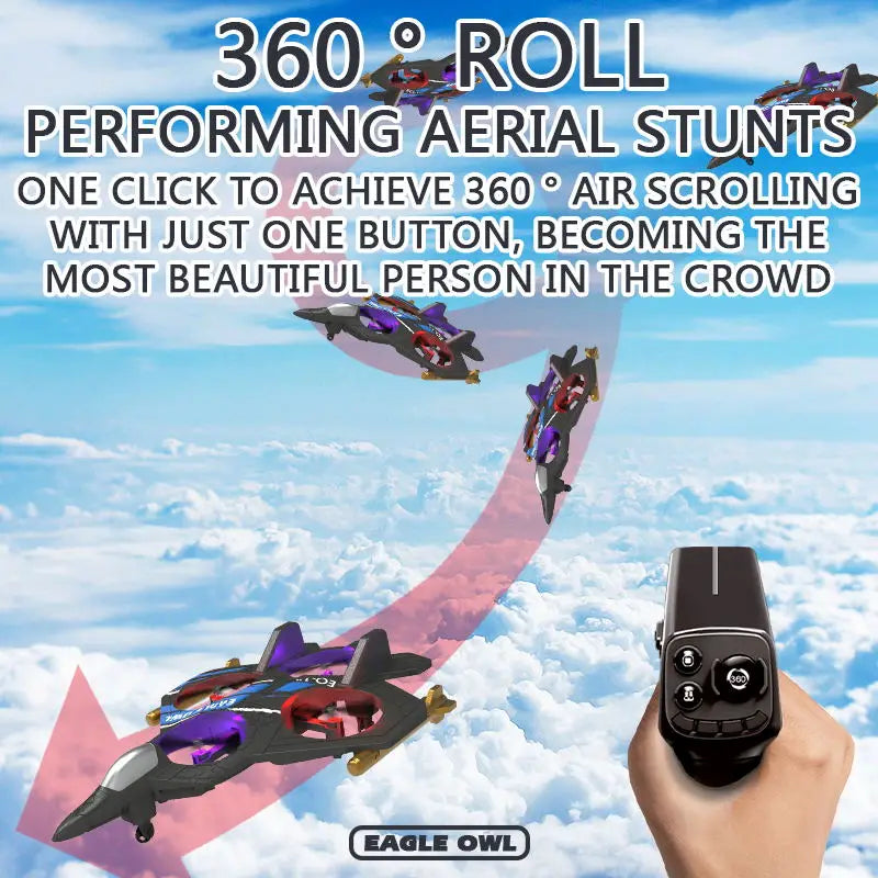 Quadrotor Remote Control Fighter Eagle Owl | Remote Control Plane For Teenagers