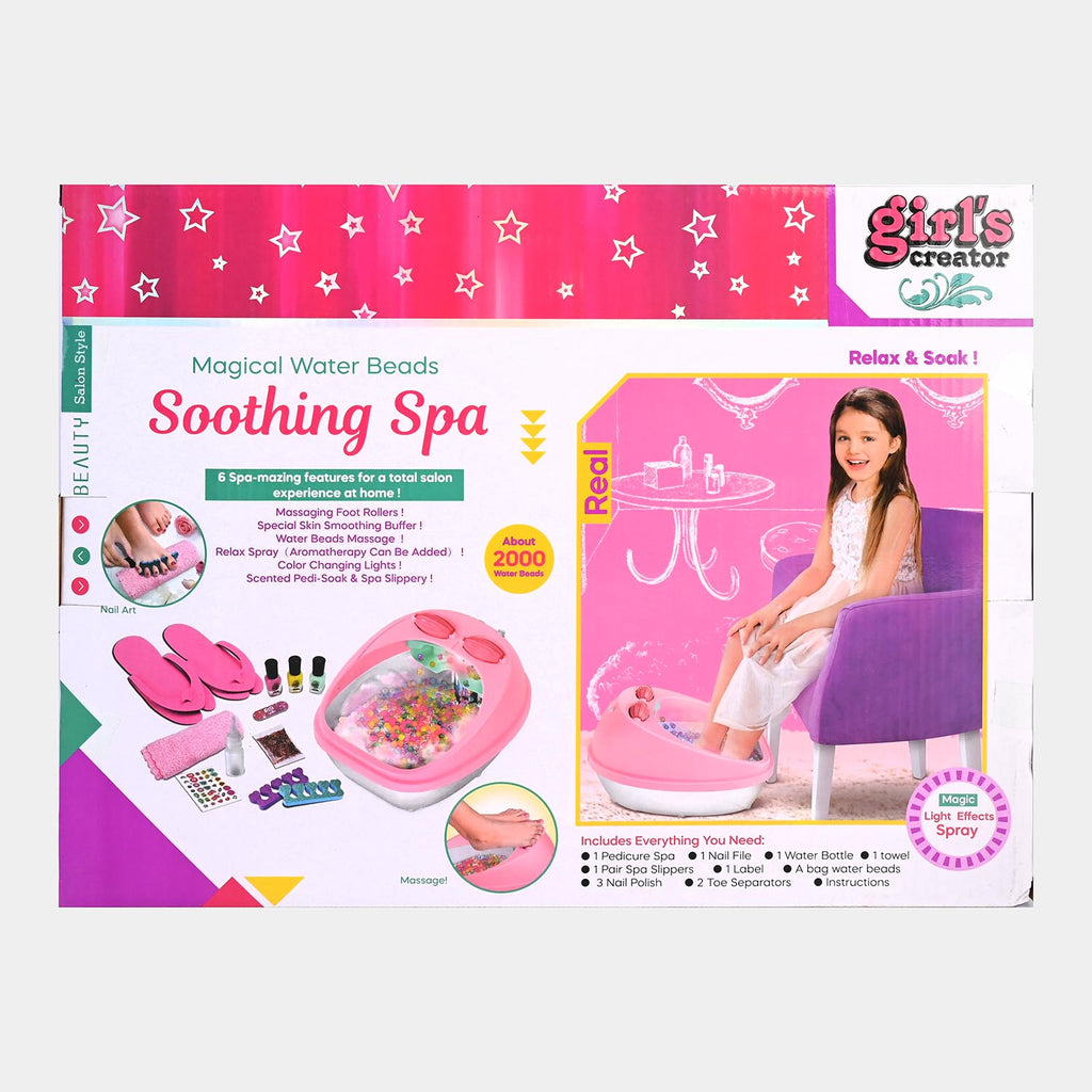 Girls Creator Massaging Foot Spa With Magical Water Beads | Luxuriouis Soothing Spa