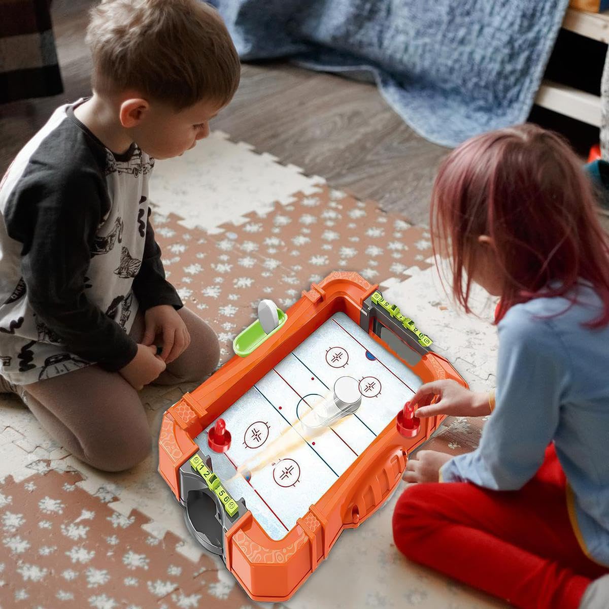 Compact Tabletop Ice Hockey Board Game