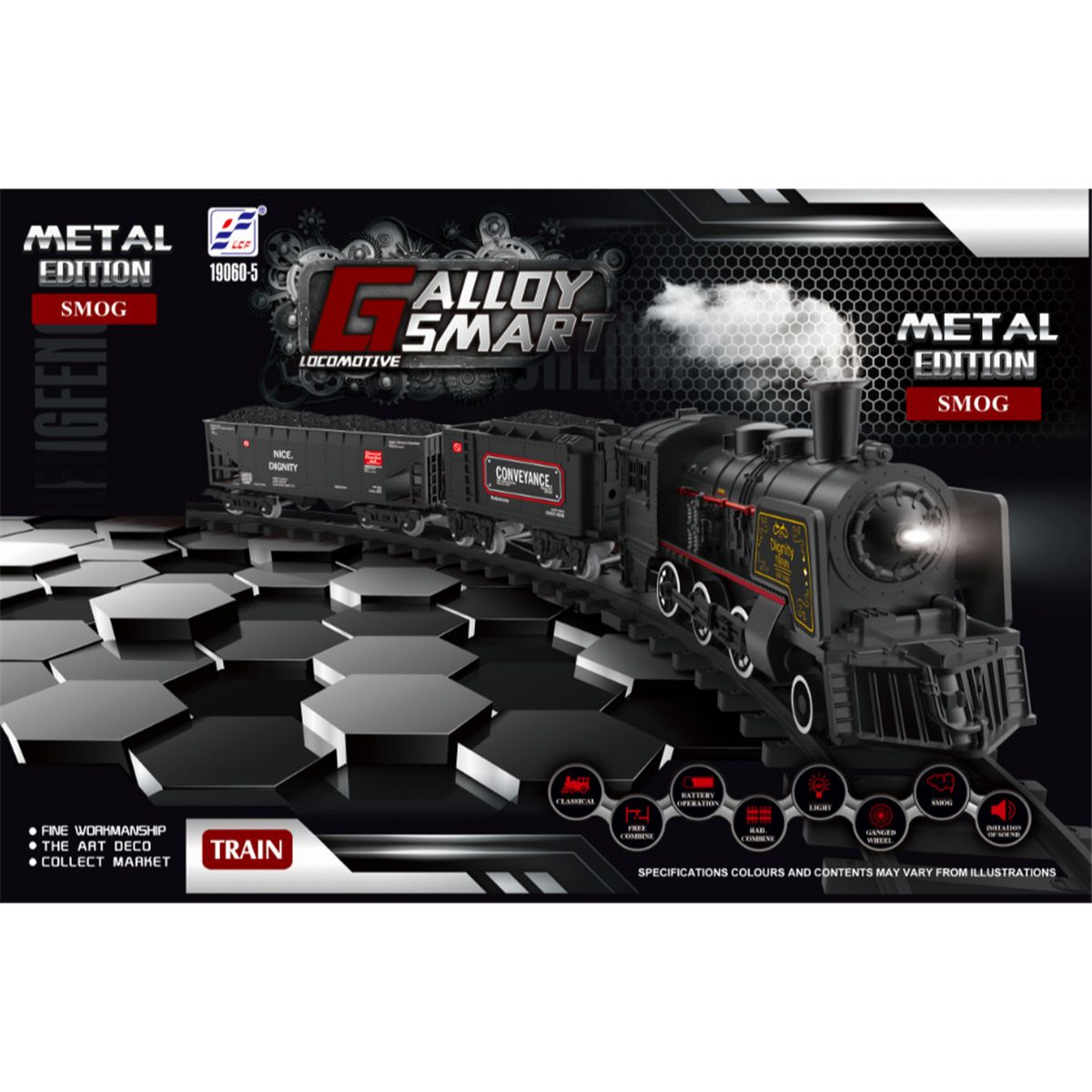 Metal Edition Smog Train Alloy Smart | Classic Train For Kids