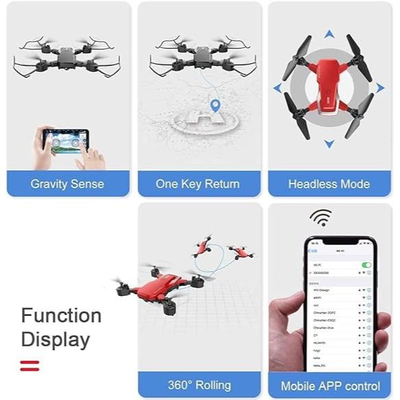 4DRC Super Fast Drone with 4K Ultra HD Camera & Real Time Transmission