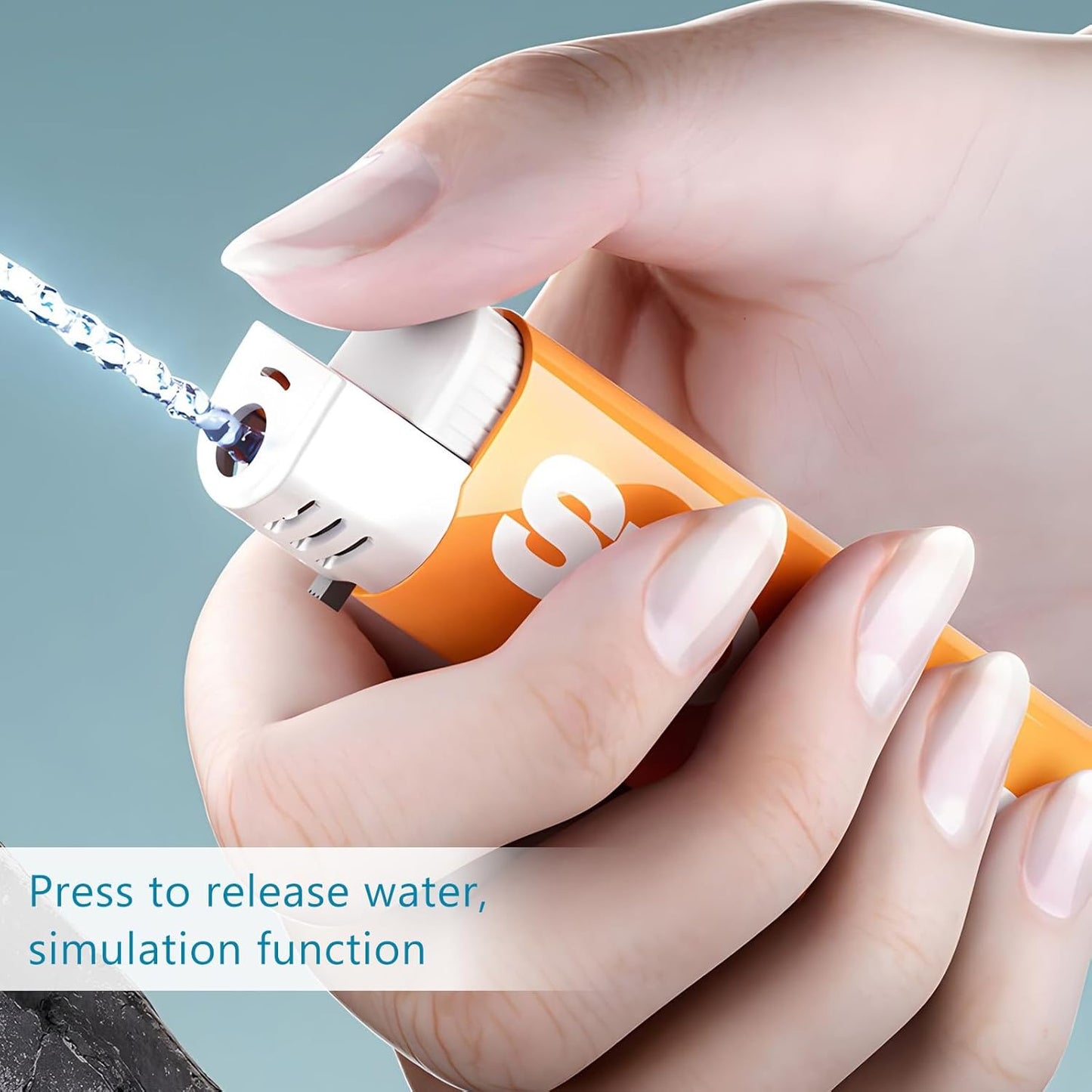 Water Spray Gun Lighter Toy