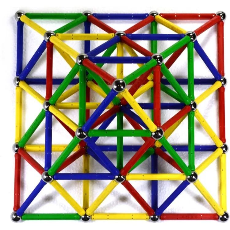 Master Magnetic Construction Blocks | Magnetic Balls & Sticks | 63 & 124 Pcs