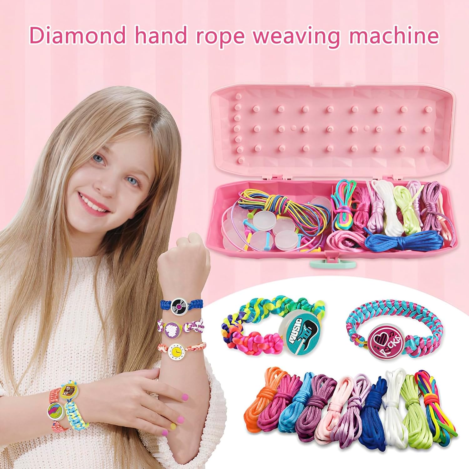 Girls Creator | Jewelry Making Kit | Braiding Bracelet
