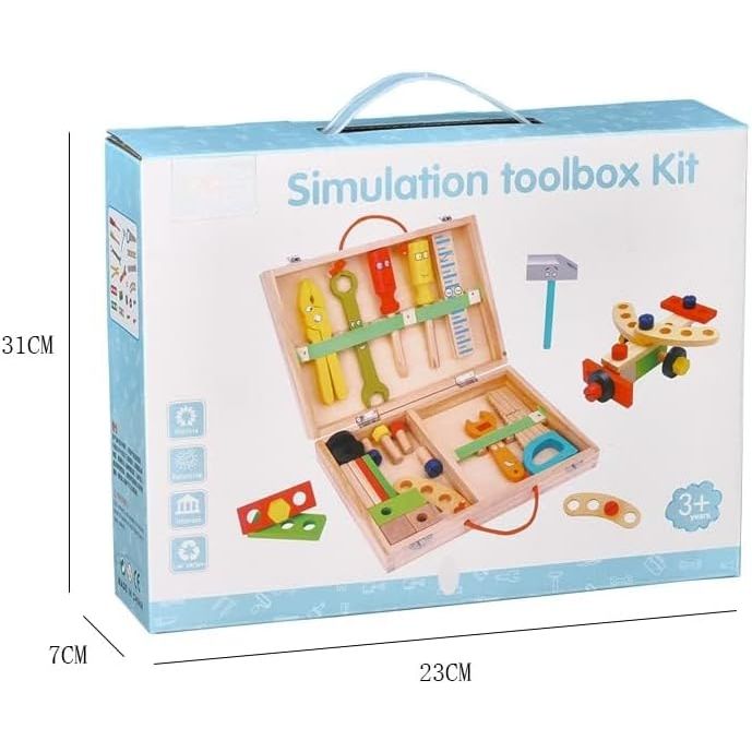 Wooden Nuts & Bolts Construction Toy | DIY Screw Assembly Wooden Toy