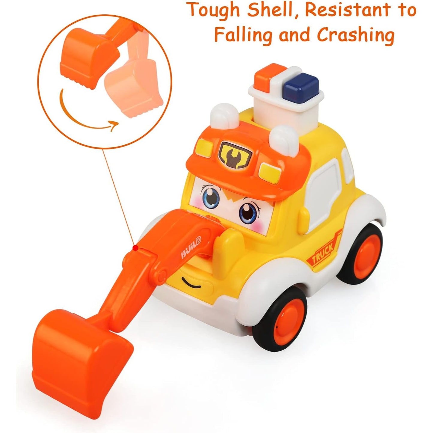 Press and Go Face Expression Cars For Kids