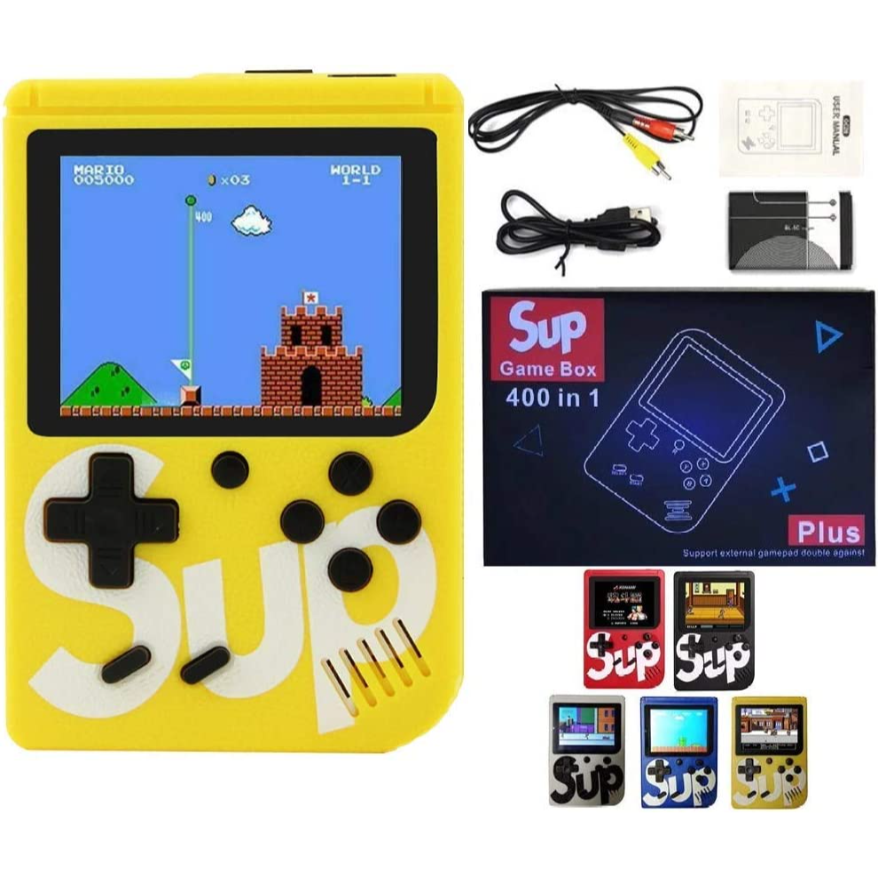 Sup Game Box with Mario, Super Mario, Dr Mario, Contra and 400 More