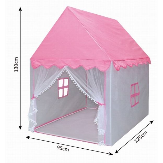 Tent House With Lights | Big Tent House For Kids | Pink Princess Playhouse Castle