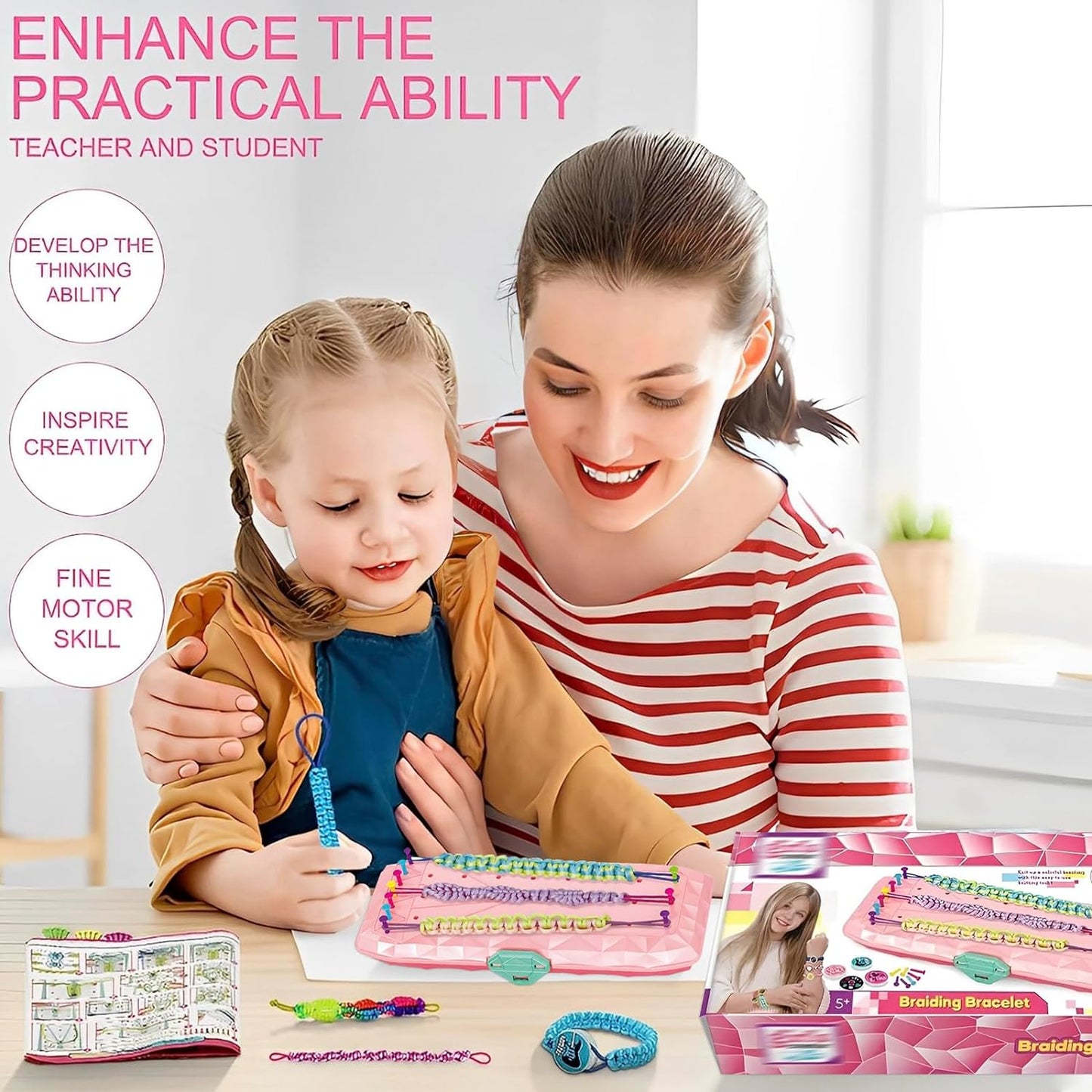 Girls Creator | Jewelry Making Kit | Braiding Bracelet