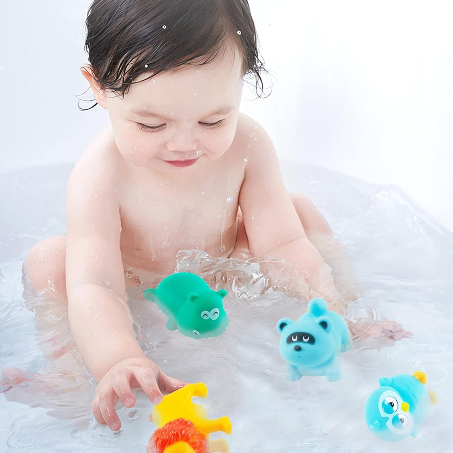 Chu Chu Soft Rubber Bath Toys Animals For Baby