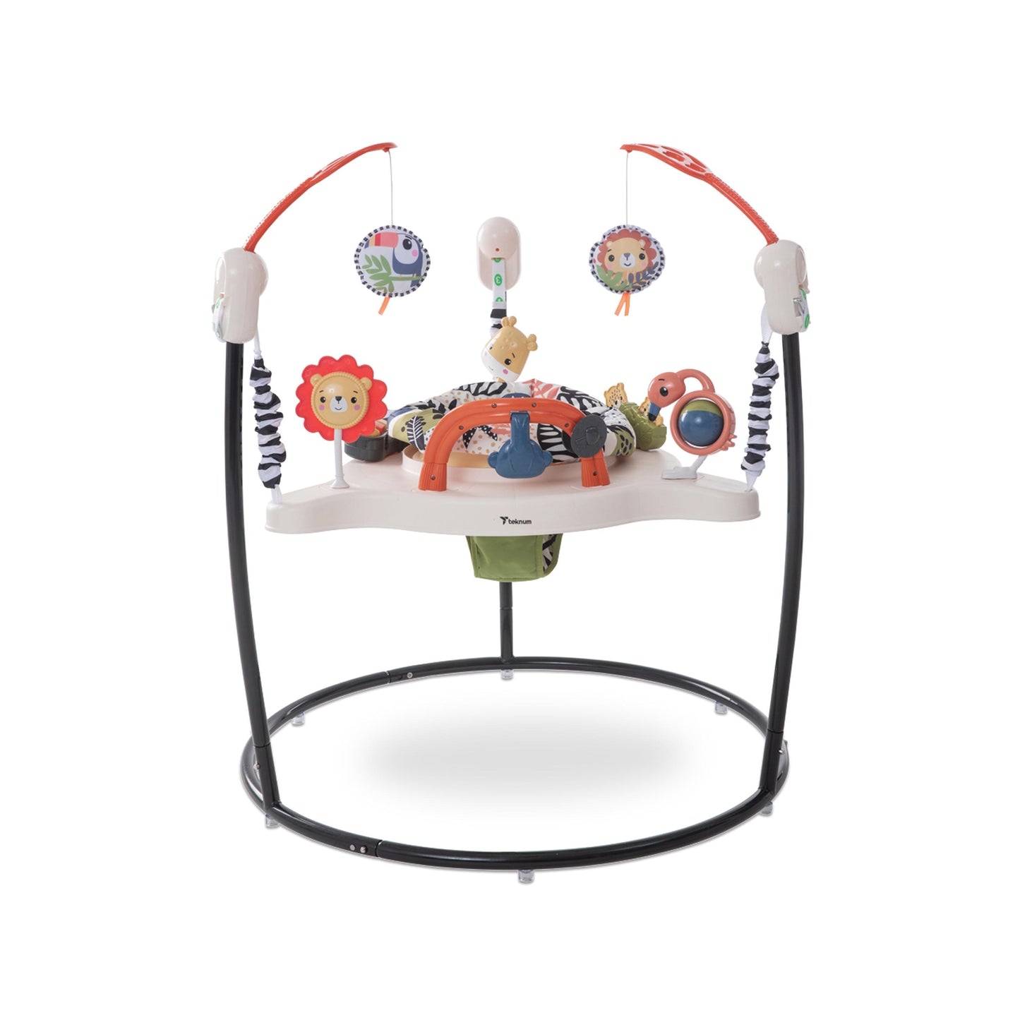 Baby Activity Jumper with Music & Toys | Adjustable Height Activity Bouncer with Fun Toys for 4–12 Month Babies