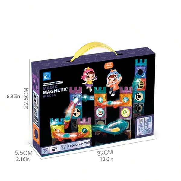 Magic Magnetic Blocks 56 Pcs | Magnetic Create Surprises