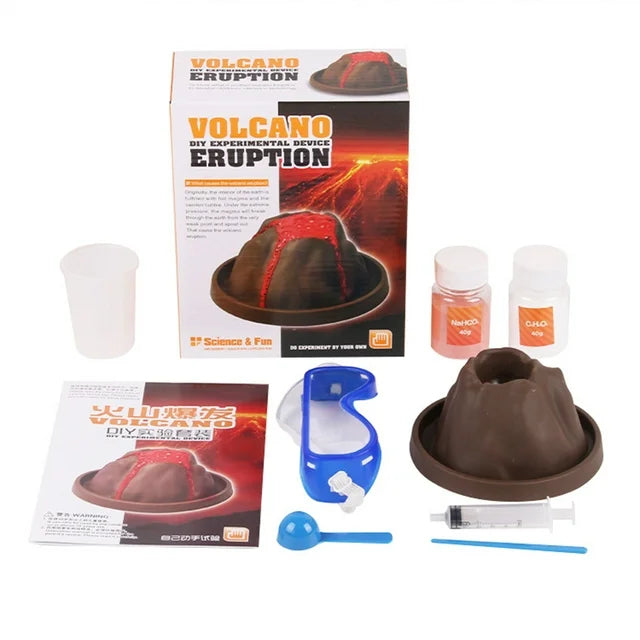 Volcano DIY Experimental Device Eruption | DIY Toy For Kids