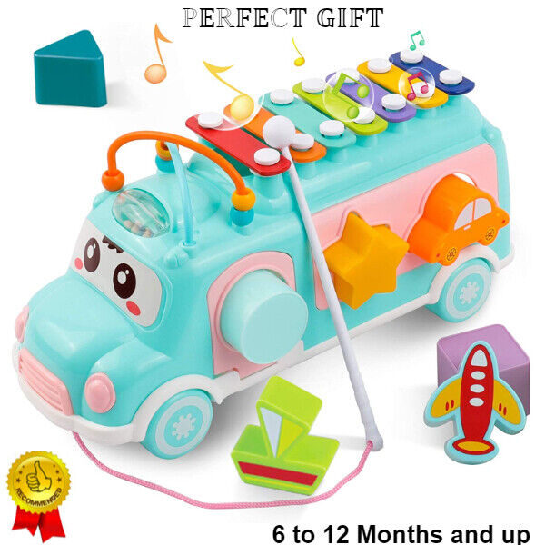 Melody Maker Xylophone with Shapes Bus for Kids