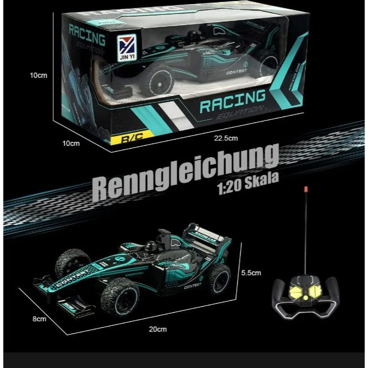 F1 Remote Control | Car Racing Equation 1-20 Scale | Tail Spray Cool Special Effect