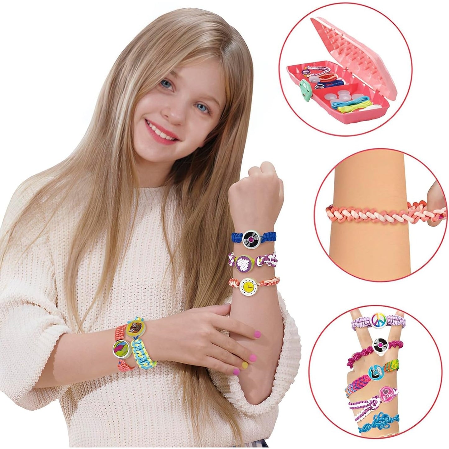 Girls Creator | Jewelry Making Kit | Braiding Bracelet