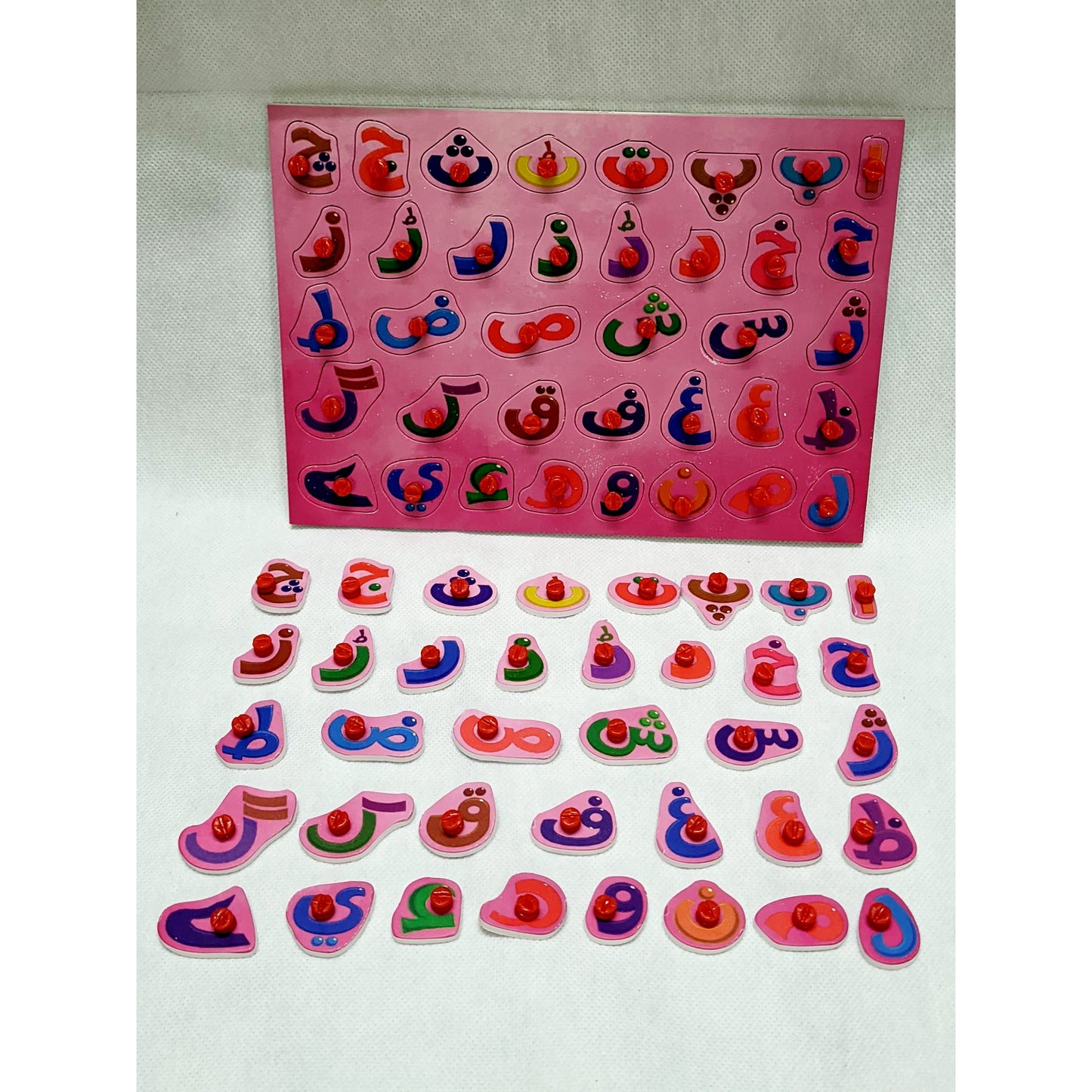 Learning Wooden Puzzle Toys | Alif Bay Pay ABC Numbers