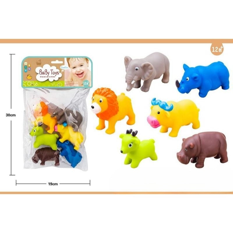 Chu Chu Soft Rubber Bath Toys Animals For Baby
