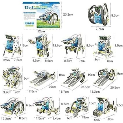 Educational 12-IN-1 Solar Robot Kit