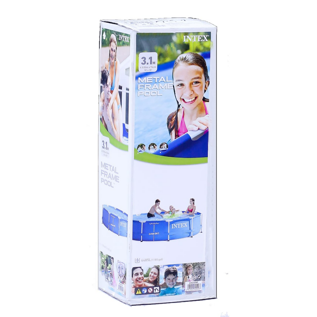 INTEX Round Metal Frame Pool 10ft X 2ft 6in