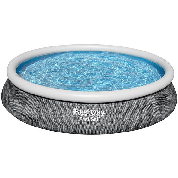 BESTWAY Inflatable Pool Set Above Ground With Filter Pump 15ft x 3ft 6in