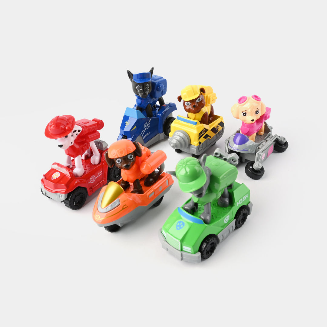 6/9 Figure Paw Patrol Character Dogs Cars For Kids