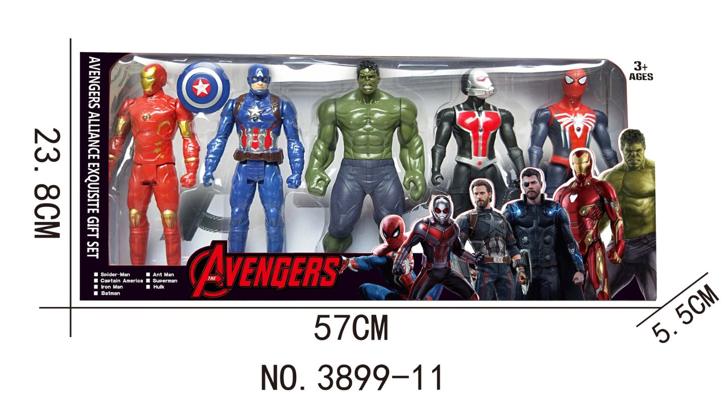 Avenger Super Hero Action Figure Toy Set ( Set of 5 to 7 Superheroes )