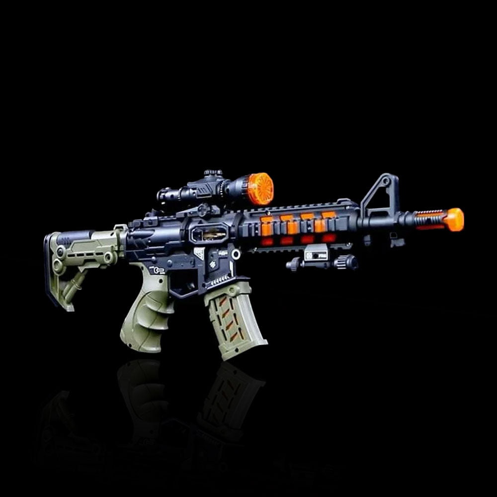 M416 Toy Gun with Light, Sound, and Vibration Effects!