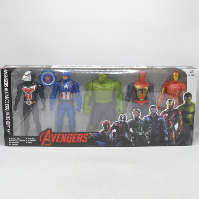Avenger Super Hero Action Figure Toy Set ( Set of 5 to 7 Superheroes )