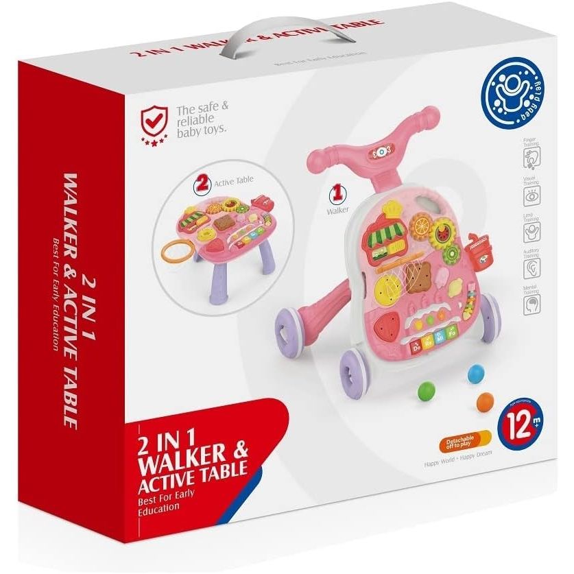 HUANGER 5 In 1 Multifunctional BabyWalker