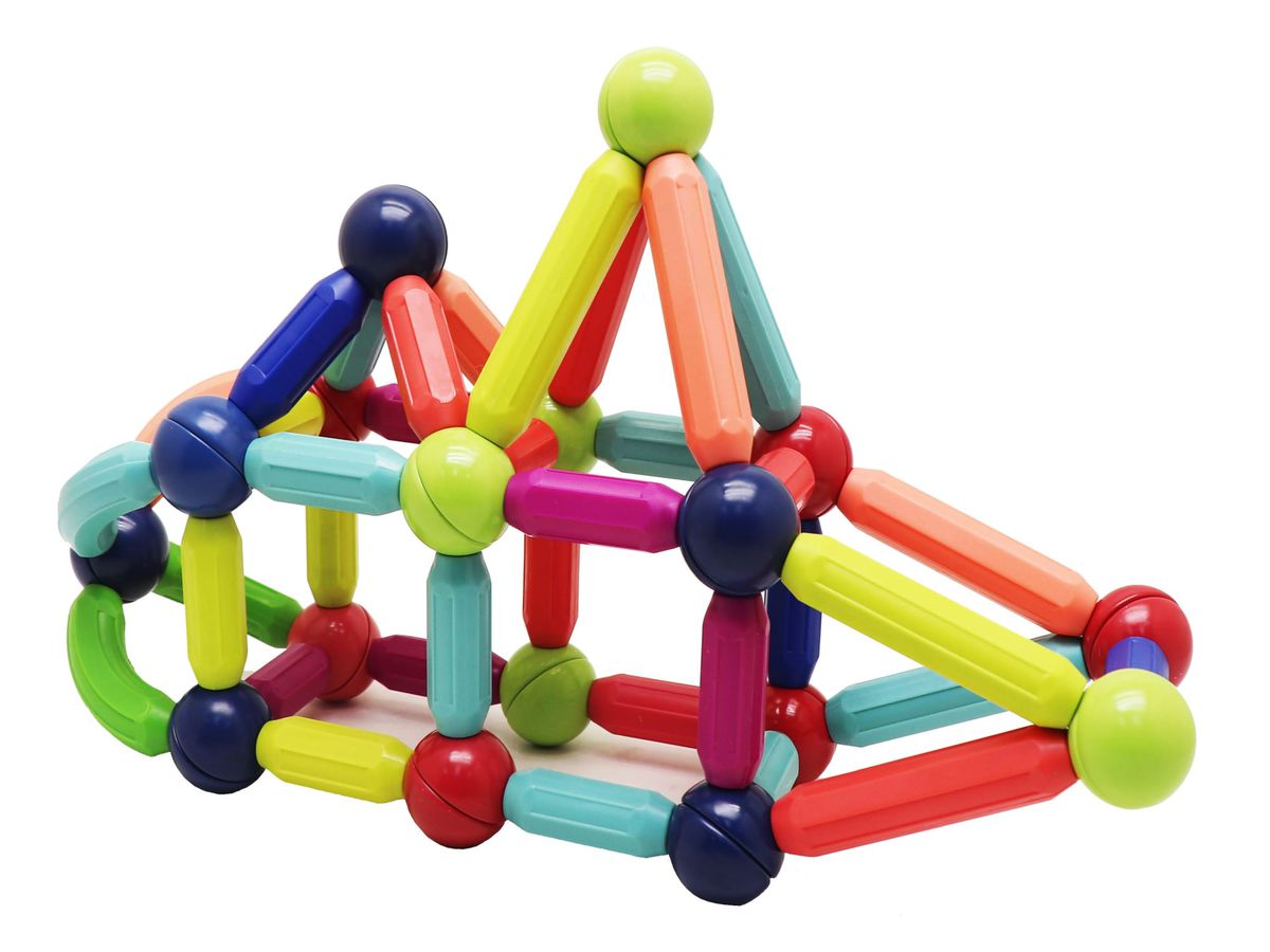STEM Magnetic Sticks | Create 3d Objects | Creative & Colorful