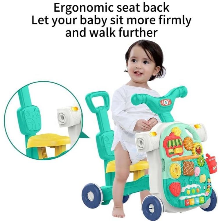 HUANGER 5 In 1 Multifunctional BabyWalker