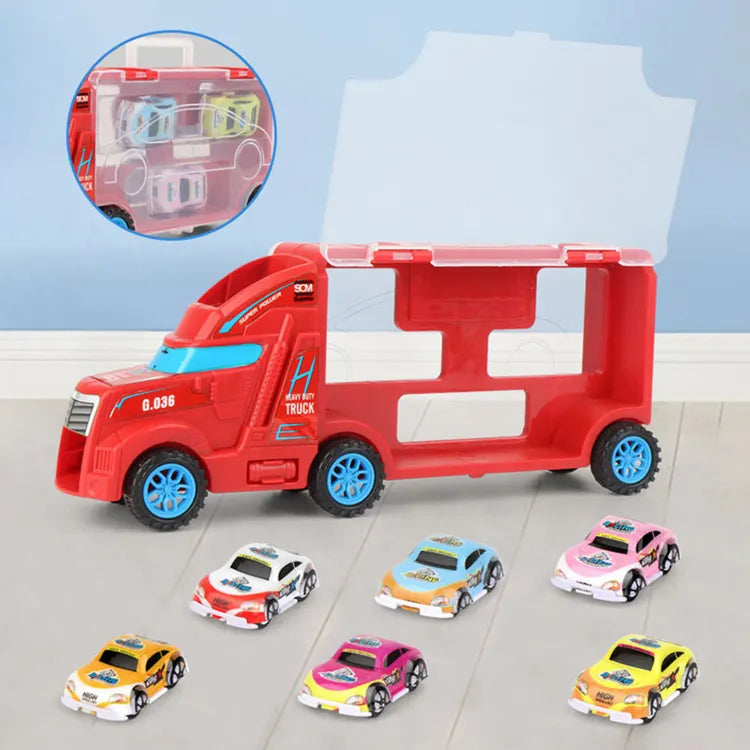 Hot Wheel Heavy Truck Tack Trailer Combination Die Cast | Truck Toy For Kids
