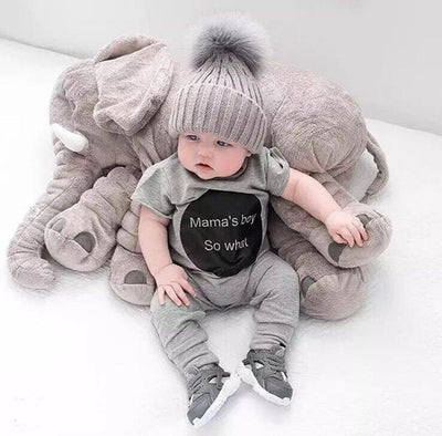 Softie & Cuddly Cute Baby Pillow Stuffed Elephant