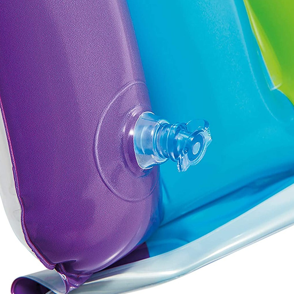 INTEX Inflatable Rainbow Canopy Pool For Babies 4ft 8in x 3ft 11in x 2ft 9in (1ft Depth)