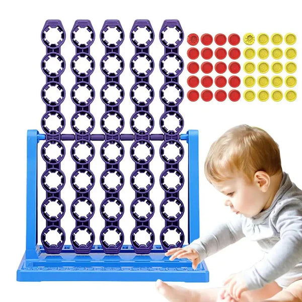 Connect 4 Dots | Line Up Spin 4 Board Game