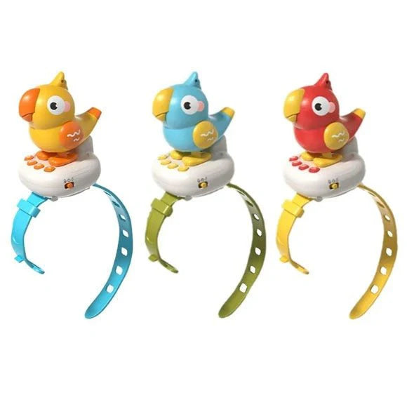 Interactive Wrist Watch Repeater Parrot with Voice Control