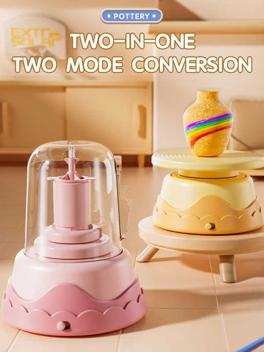 Easy-to-Use Desktop Pottery Machine for Home Artists