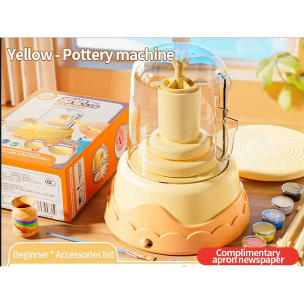 Easy-to-Use Desktop Pottery Machine for Home Artists